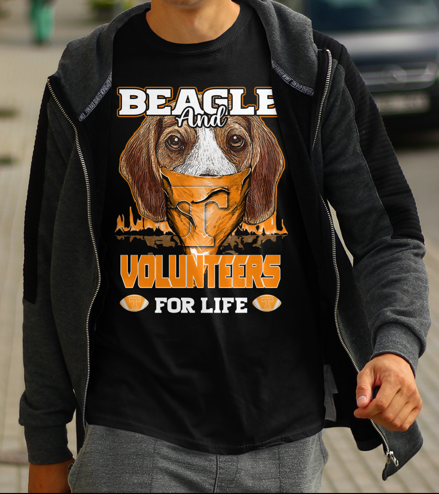 Beagle And Volunteers For Life Tennessee Volunteers T-Shirt