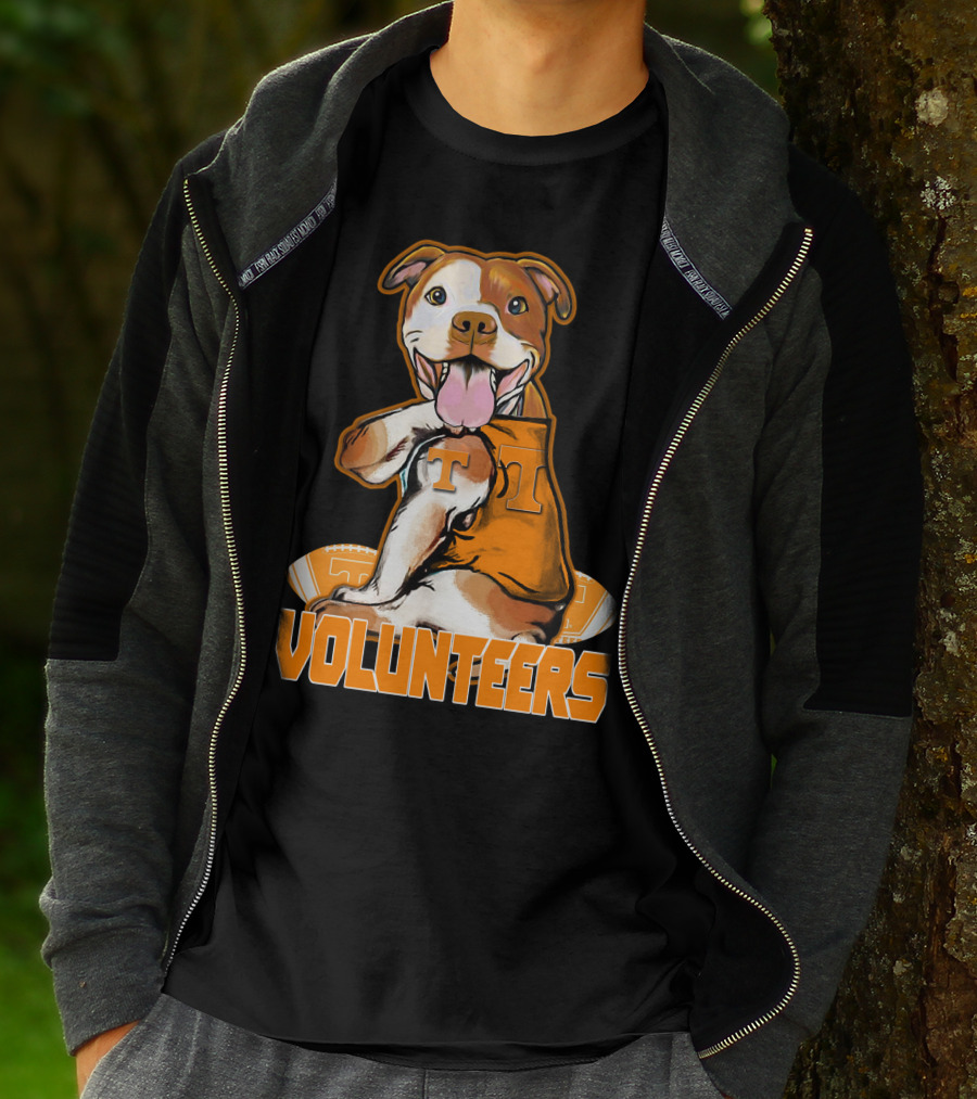 Pittbull Volunteers T-Shirt Tennessee Football T-Shirt