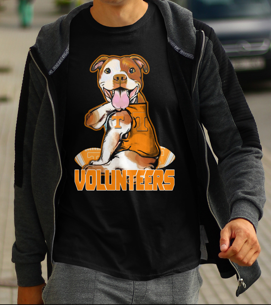 Pittbull Volunteers T-Shirt Tennessee Football T-Shirt