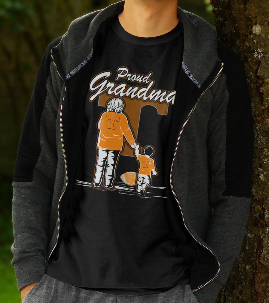 Proud Grandma Tennessee Volunteers Football T-Shirt