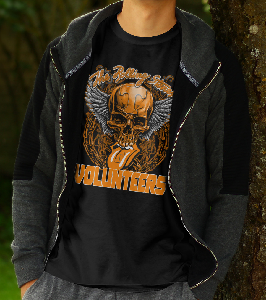 The Rolling Stones Volunteers Skull With Wings And Tennessee T-Shirt