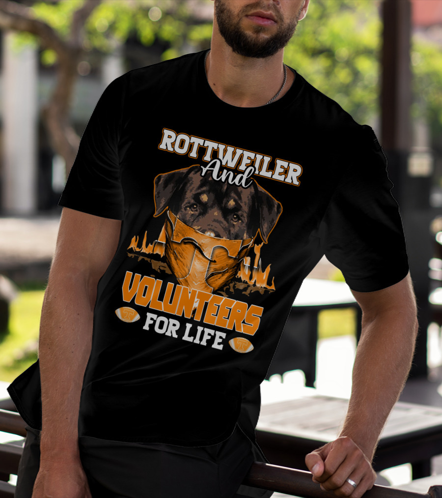 Rottweiler And Volunteers For Life Tennessee T-Shirt
