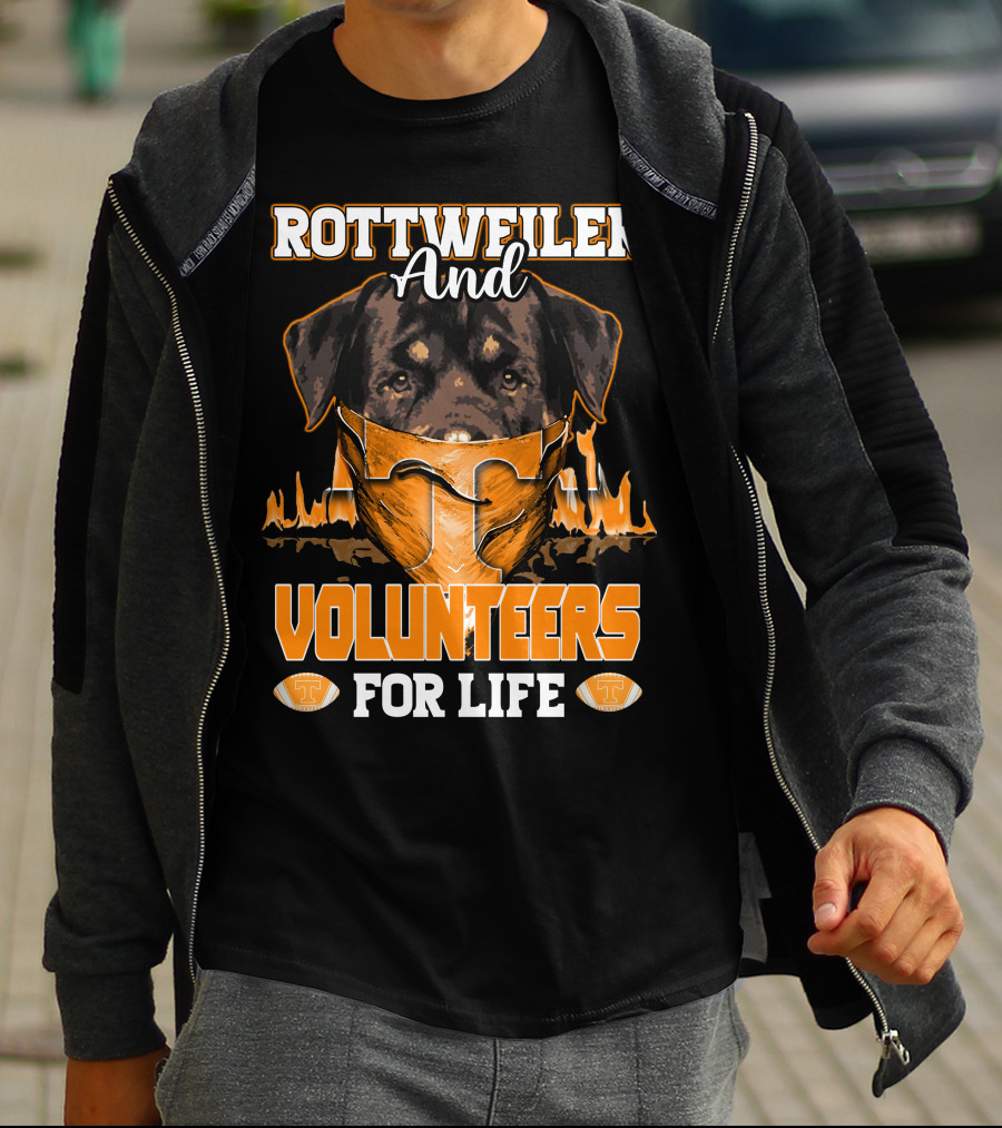 Rottweiler And Volunteers For Life Tennessee T-Shirt