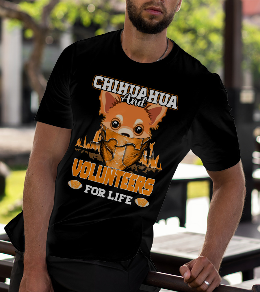 Chihuahua And Volunteers For Life Tennessee T-Shirt
