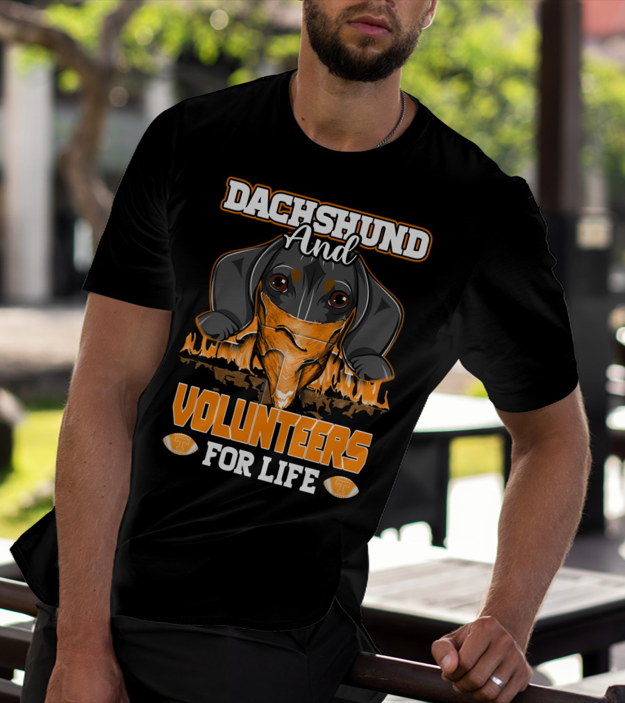 Dachshund And Volunteers For Life Tennessee T T-Shirt