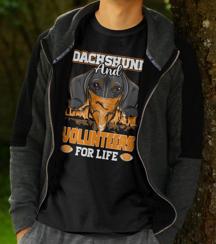 Dachshund And Volunteers For Life Tennessee T T-Shirt