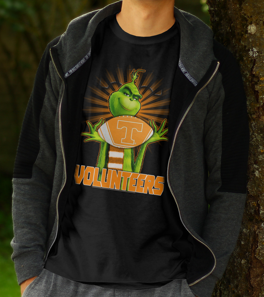 Grinch Volunteers Tennessee Football T T-Shirt