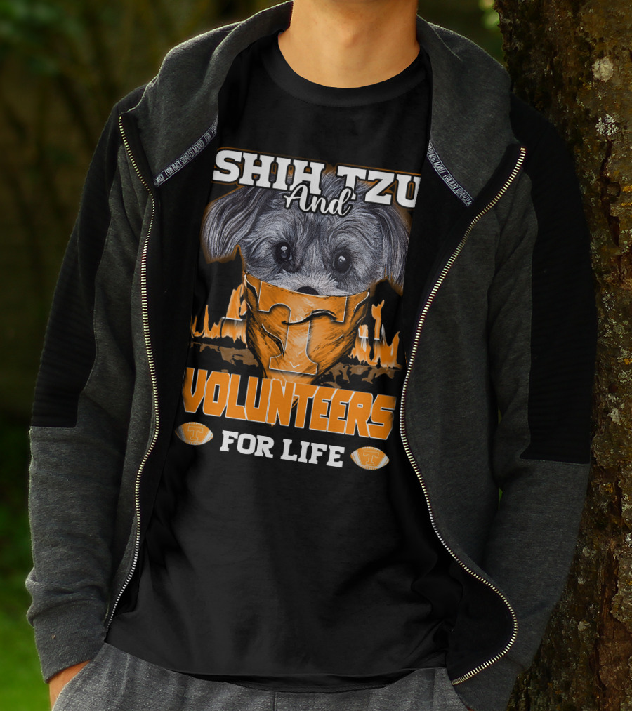 Shih Tzu And Volunteers For Life Tennessee Volunteers T-Shirt