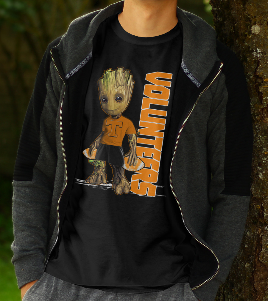 Groot Tennessee Volunteers Football Fan T-Shirt