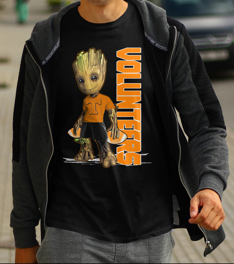 Groot Tennessee Volunteers Football Fan T-Shirt