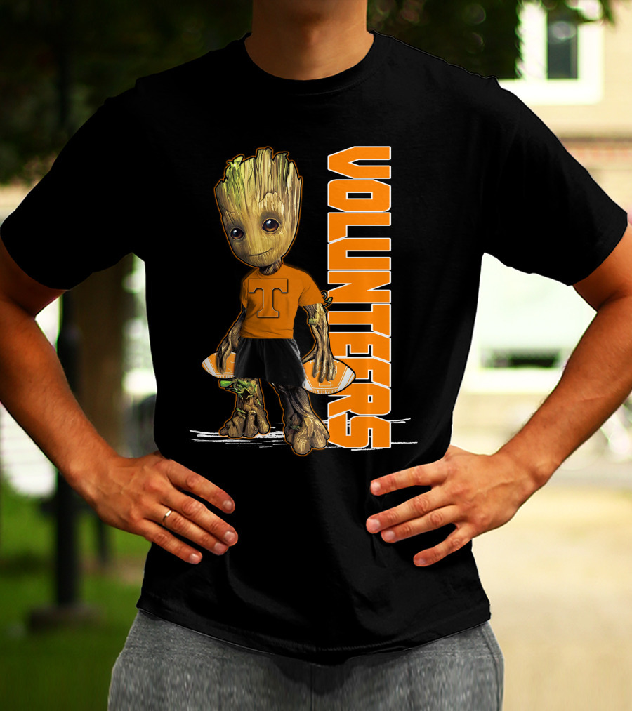 Groot Tennessee Volunteers Football Fan T-Shirt