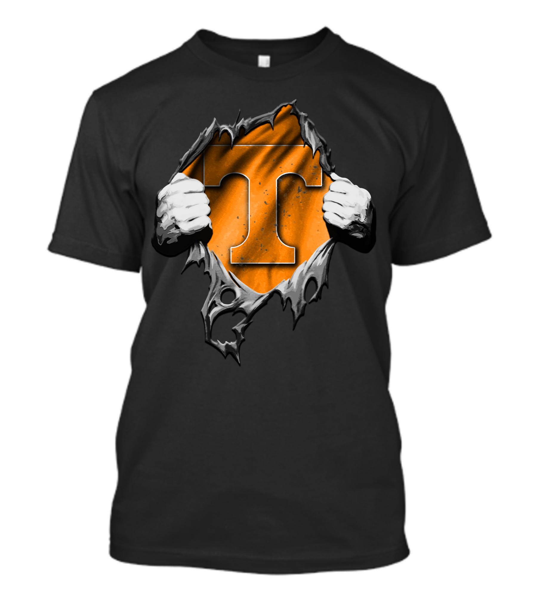 Torn Tennessee Volunteers Power T T-Shirt