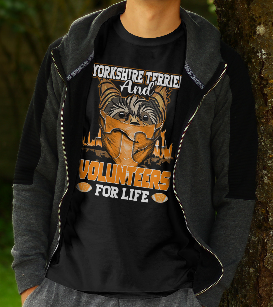 Yorkshire Terrier And Volunteers For Life T-Shirt