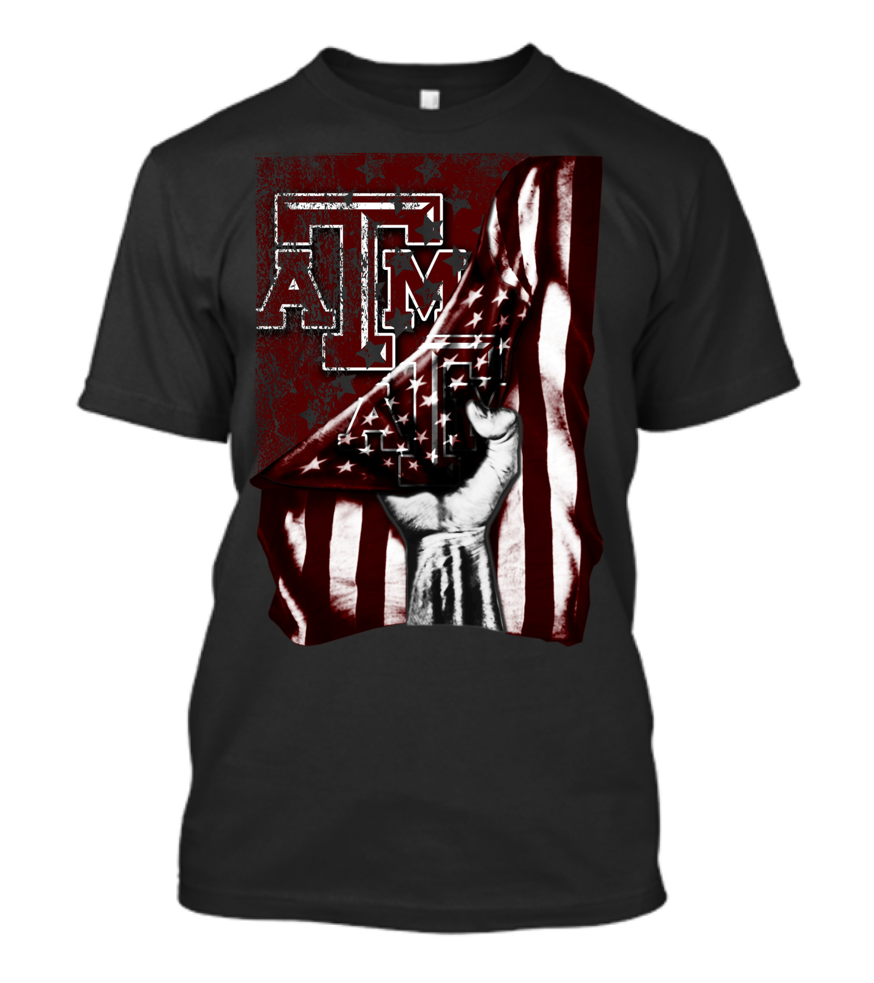Texas A&M Aggies American Flag T-Shirt