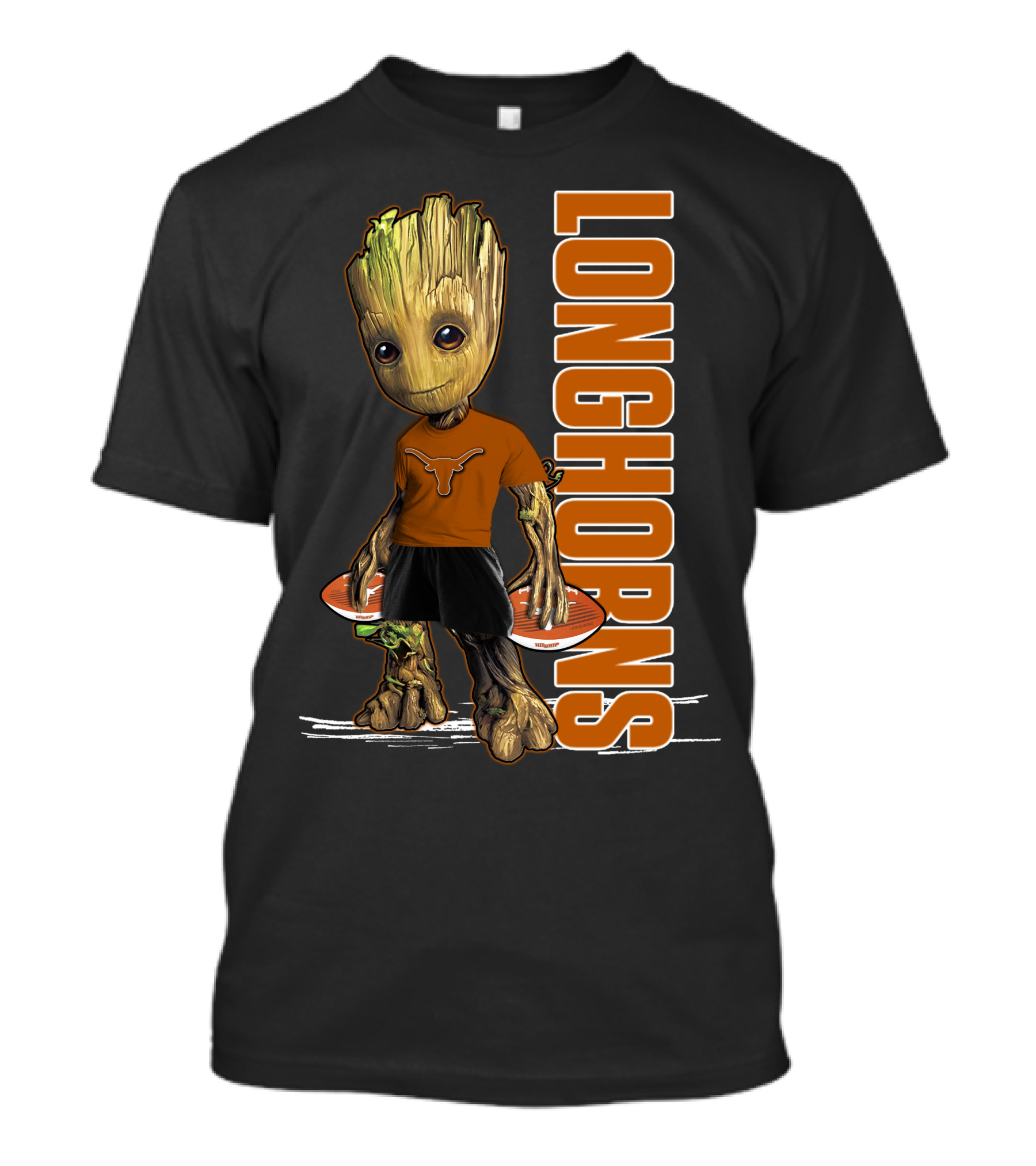 Groot Longhorns Texas Fan Mashup T-Shirt