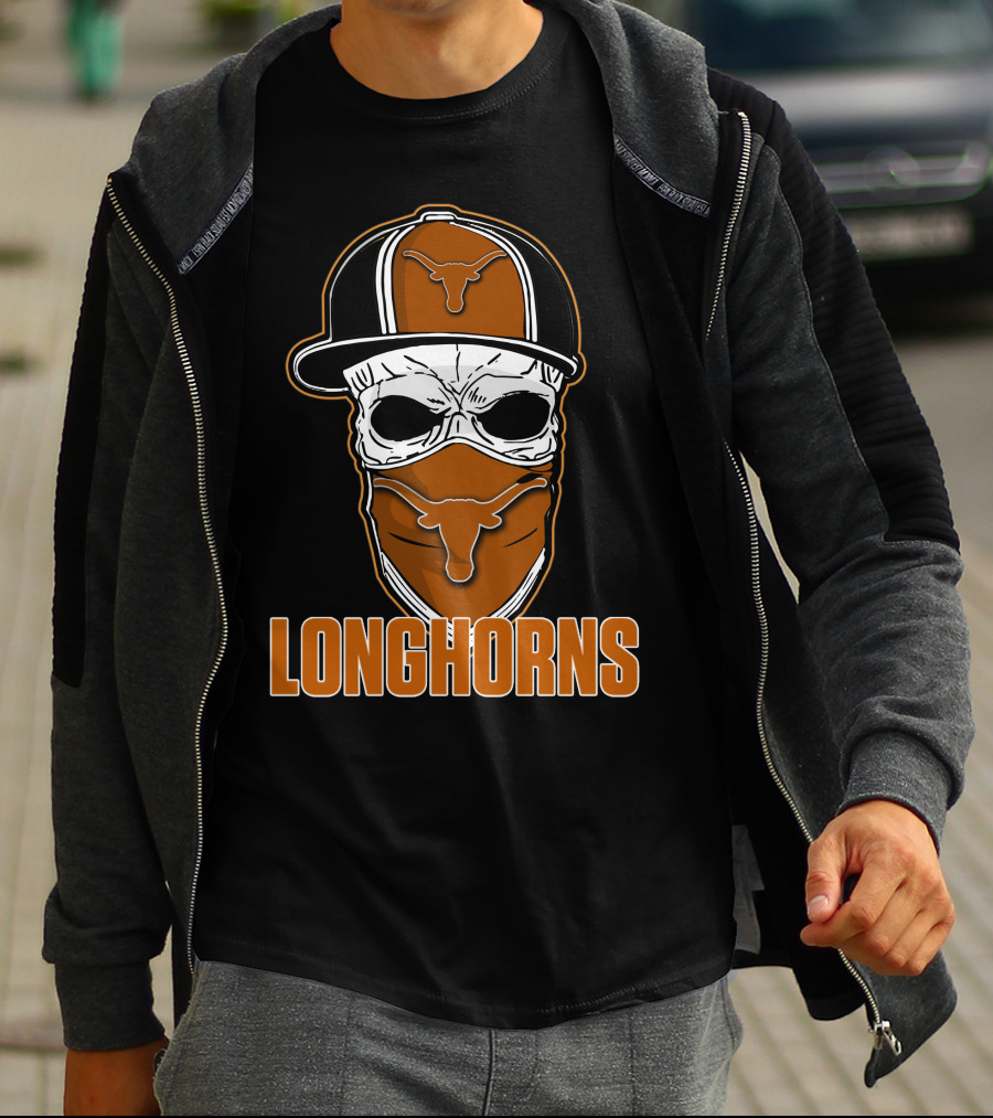Skull Hat Longhorns Texas Iconic T-Shirt