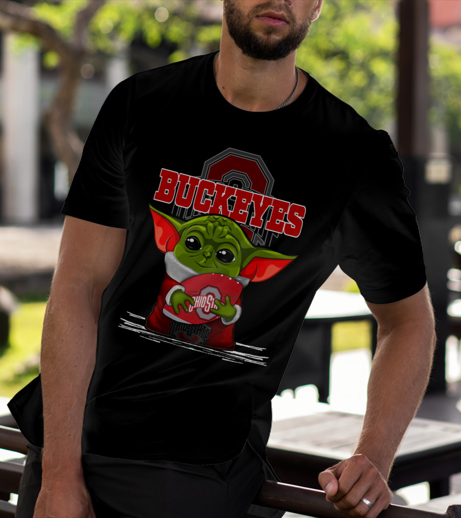 Ohio State Buckeyes Yoda Football Fan T-Shirt