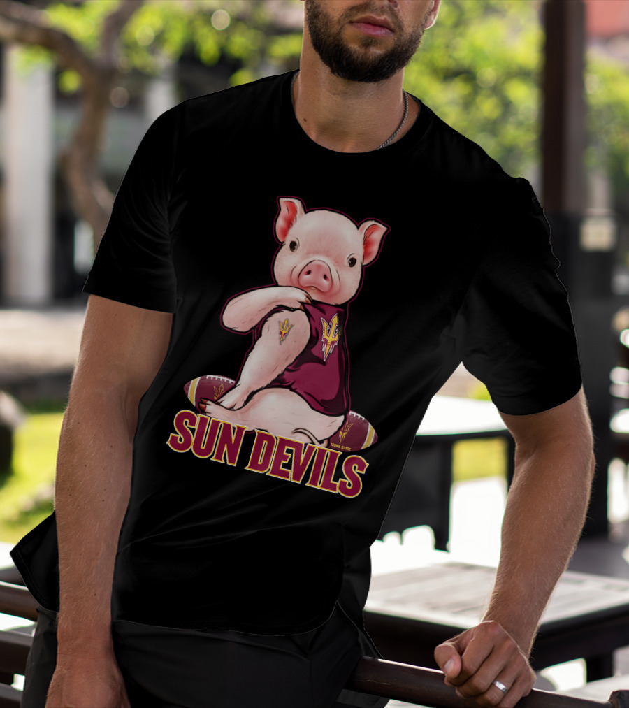 Pig Sun Devils Arizona State Football T-Shirt
