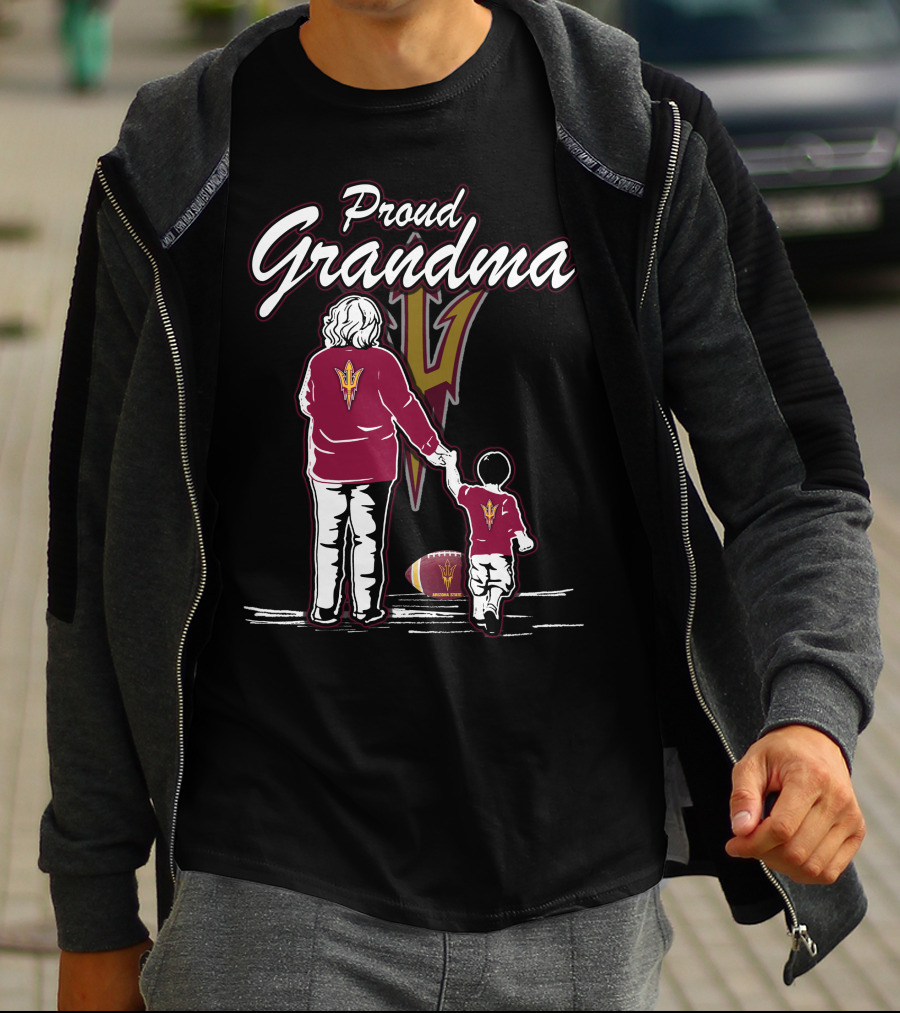 Proud Grandma Sun Devils Arizona State Football Fan T-Shirt