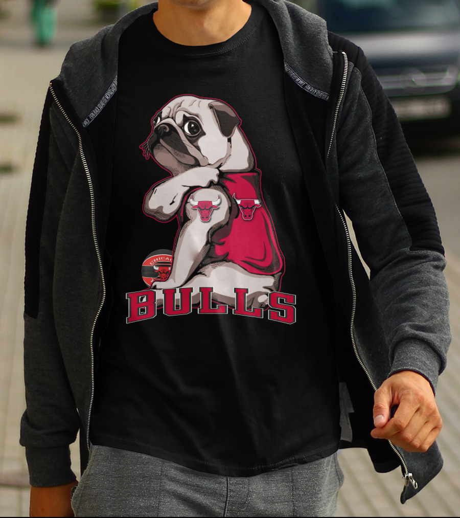 Pug Chicago Bulls Bulls T-Shirt