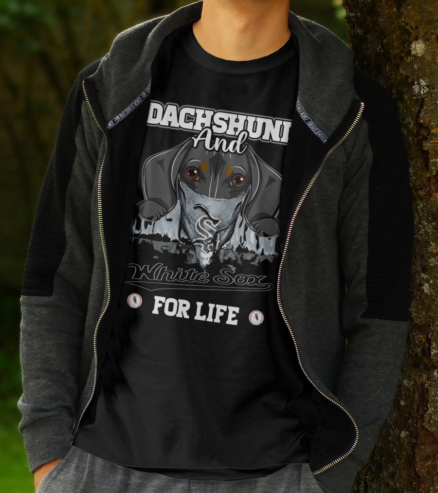 Dachshund And White Sox For Life T-Shirt