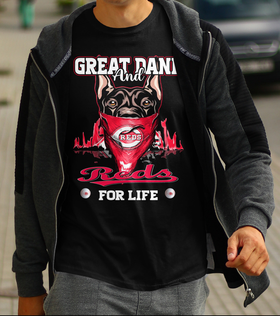 Great Dane And Reds For Life T-Shirt