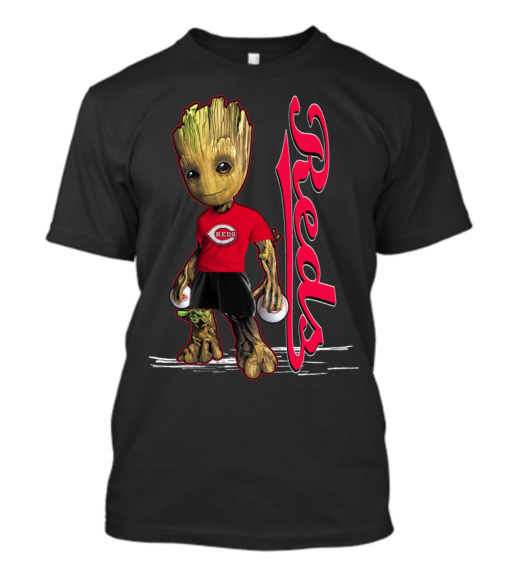 Groot Reds Cincinnati Baseball Fans T-Shirt