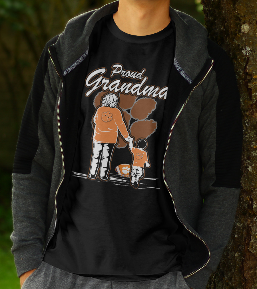 Proud Grandma Clemson Tigers Family Connection T-Shirt
