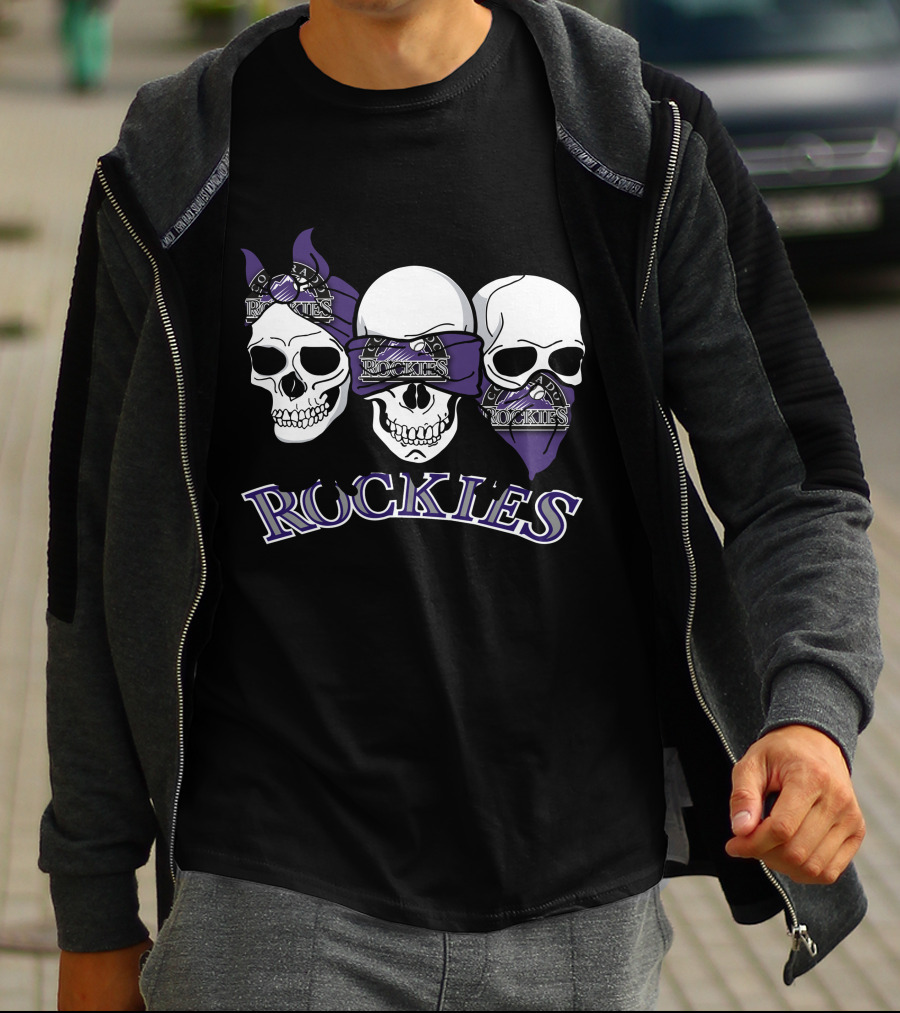 Rockies Three Skull Bandana T-Shirt