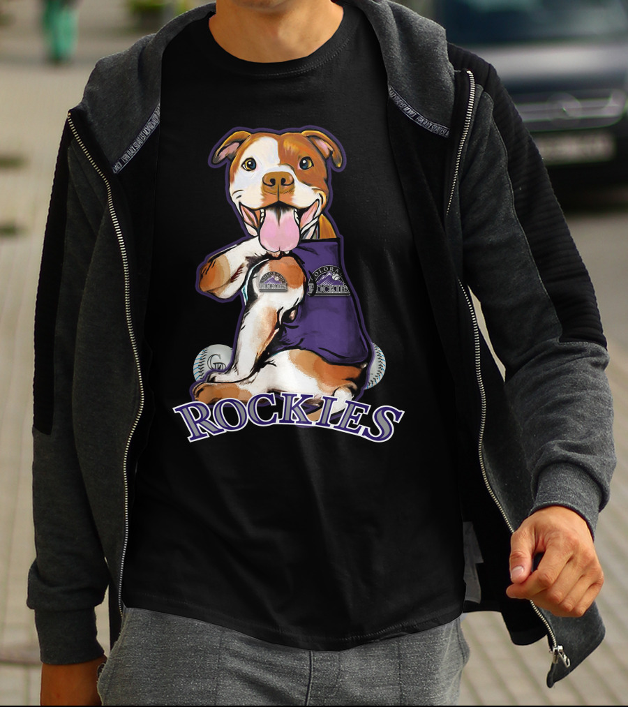 Rockies Pittbull Colorado Baseball T-Shirt