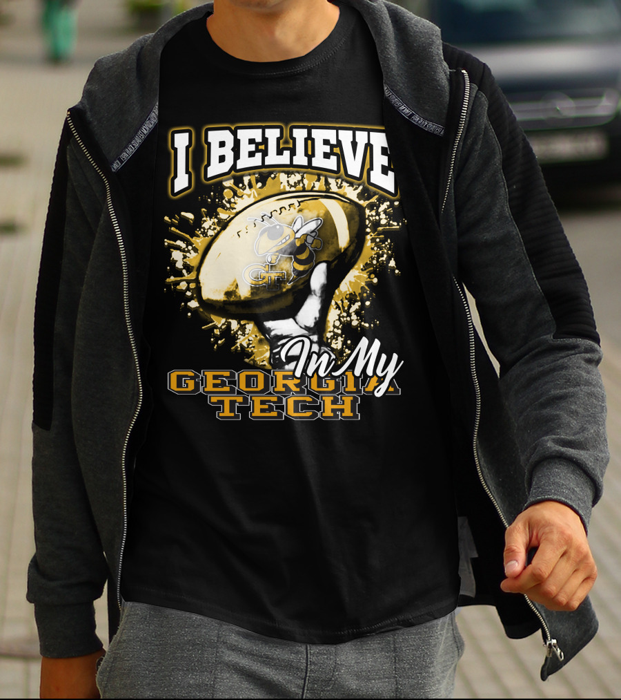 I Believe In My Georgia Tech Yellow Jackets Football T-Shirt