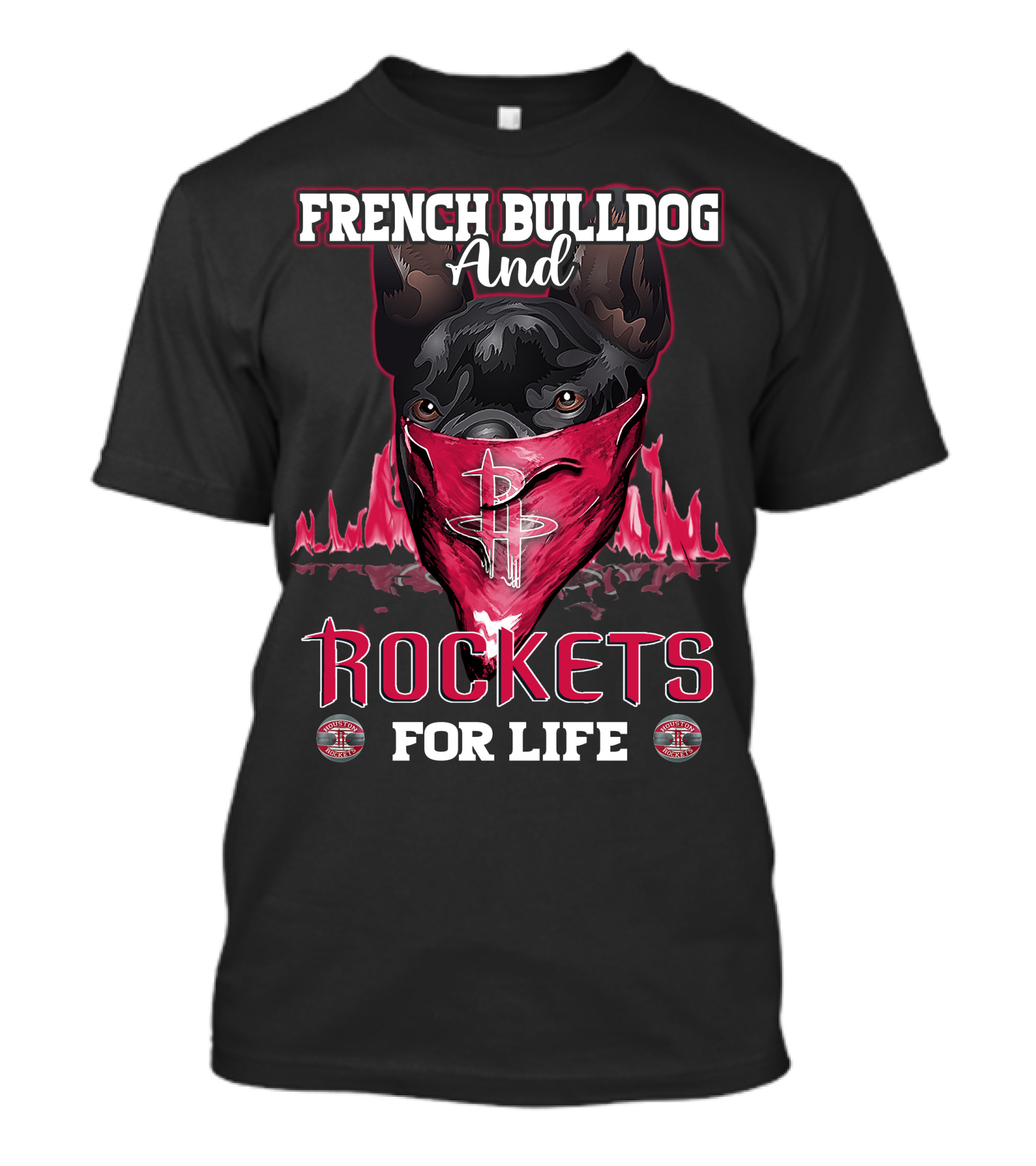 French Bulldog And Rockets For Life T-Shirt