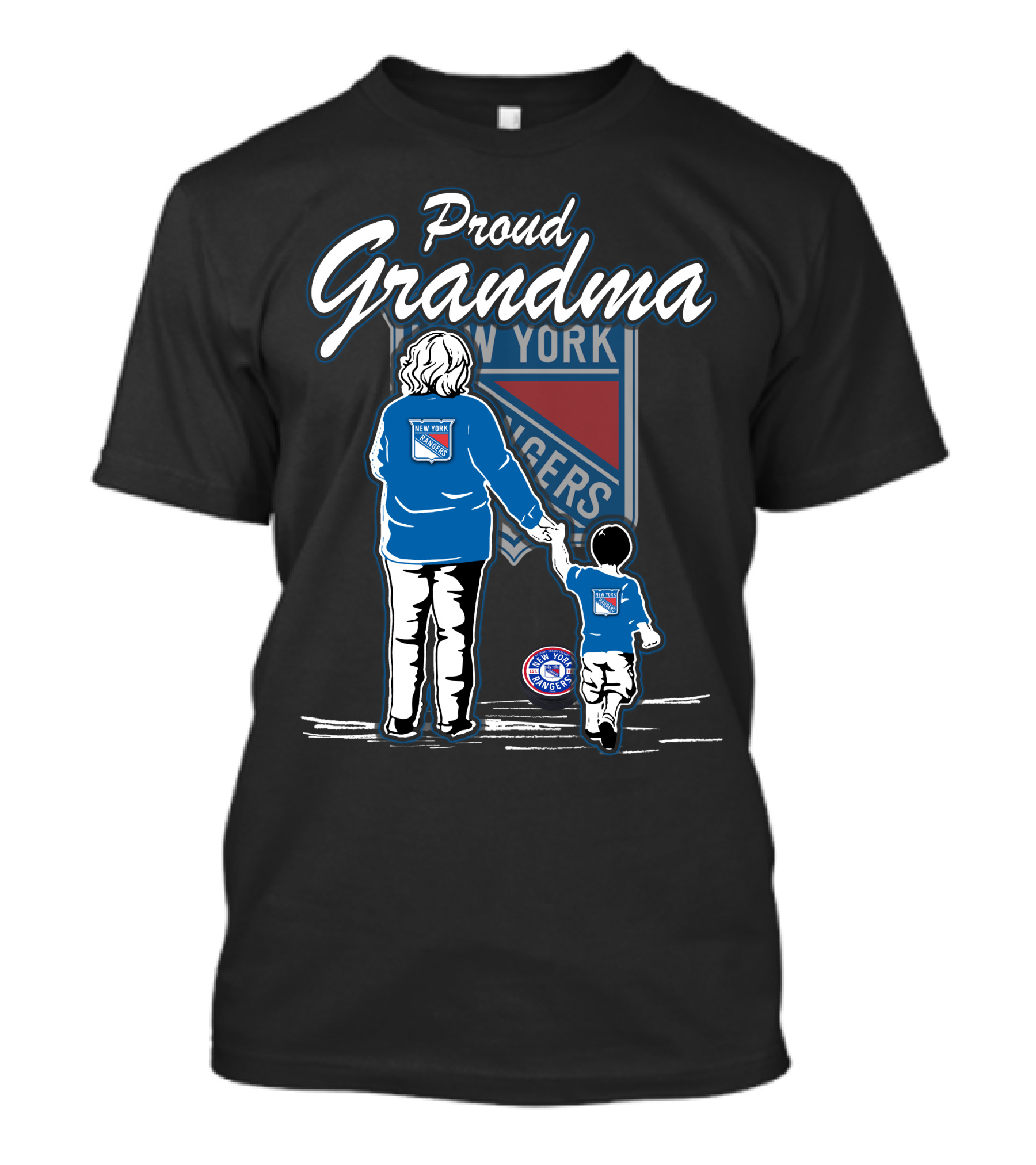 Proud Grandma New York Rangers Hockey T-Shirt