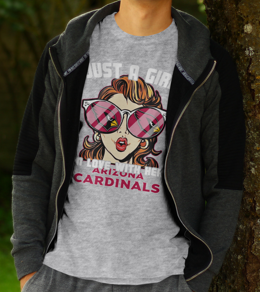 Just A Girl In Love With Her Arizona Cardinals T-Shirt