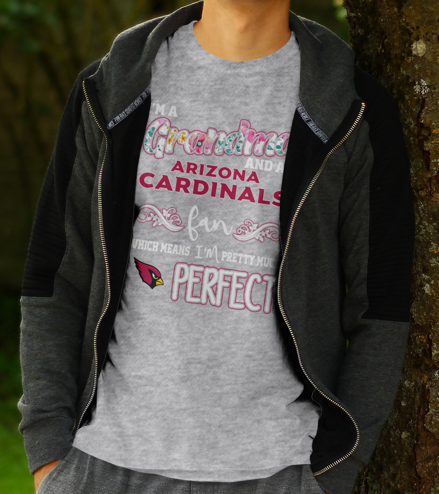 I'm A Grandma And A Arizona Cardinals Fan Which Means I'm Pretty Much Perfect T-Shirt
