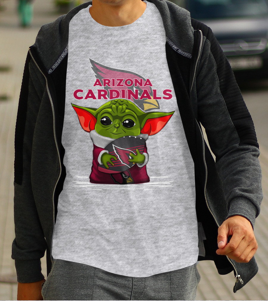 Arizona Cardinals Yoda Football Fan T-Shirt