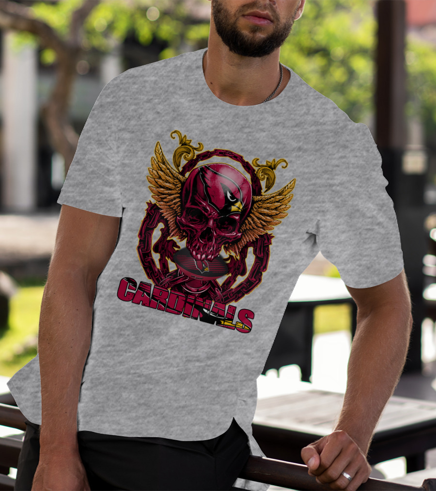 Cardinals Skullfb Arizona Cardinals T-Shirt