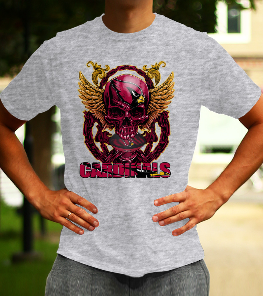 Cardinals Skullfb Arizona Cardinals T-Shirt