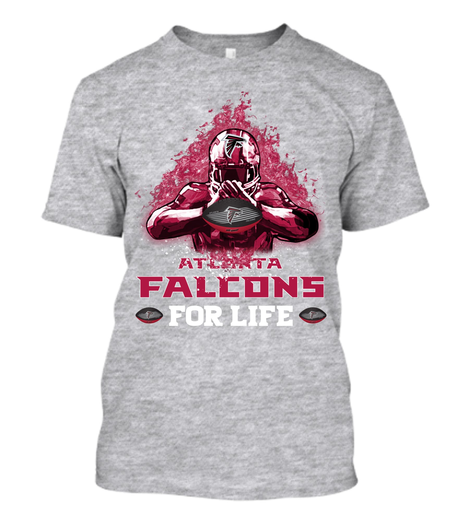 Atlanta Falcons For Life Football Player Armor T-Shirt