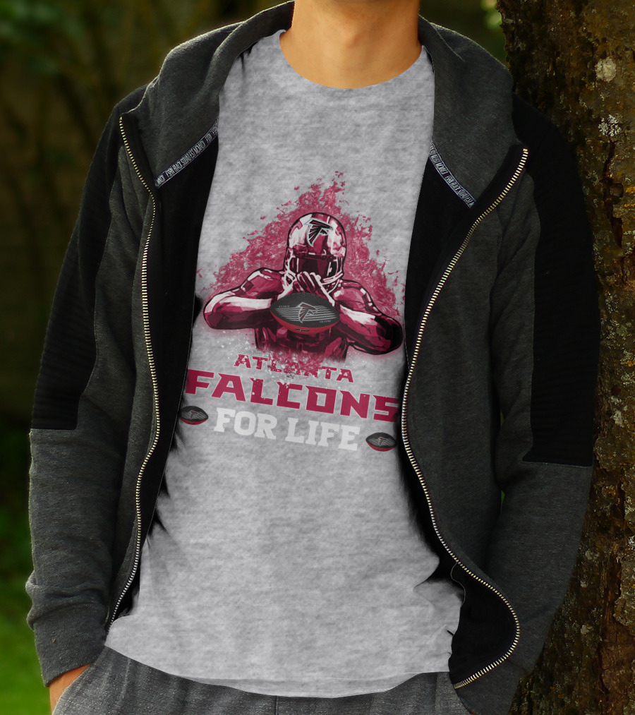 Atlanta Falcons For Life Football Player Armor T-Shirt