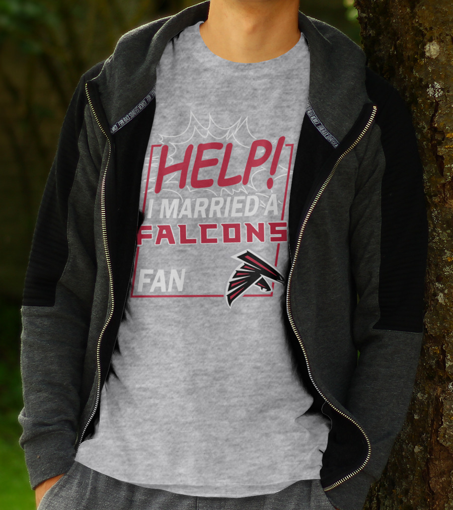 Help I Married A Falcons Fan T-Shirt
