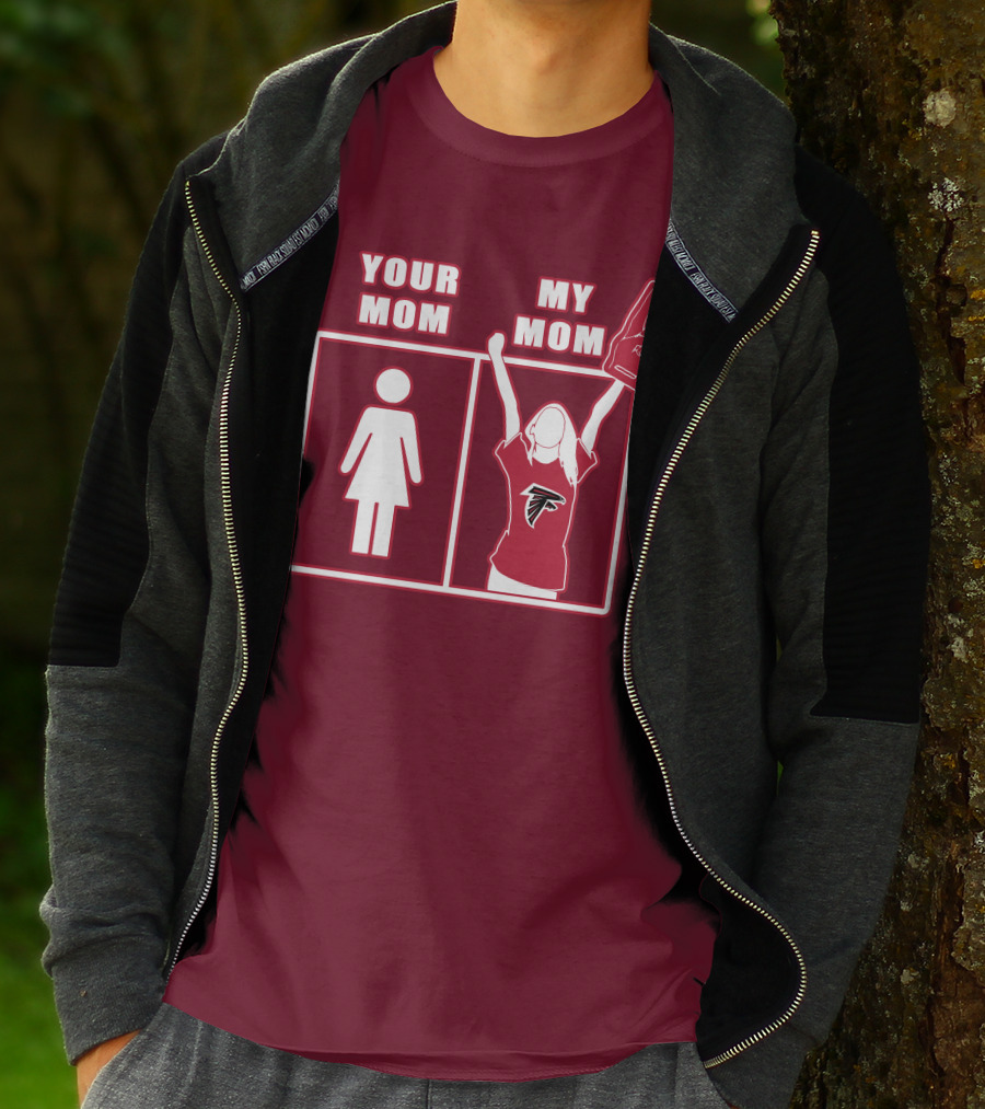 Your Mom My Mom Atlanta Falcons 40 Fan T-Shirt