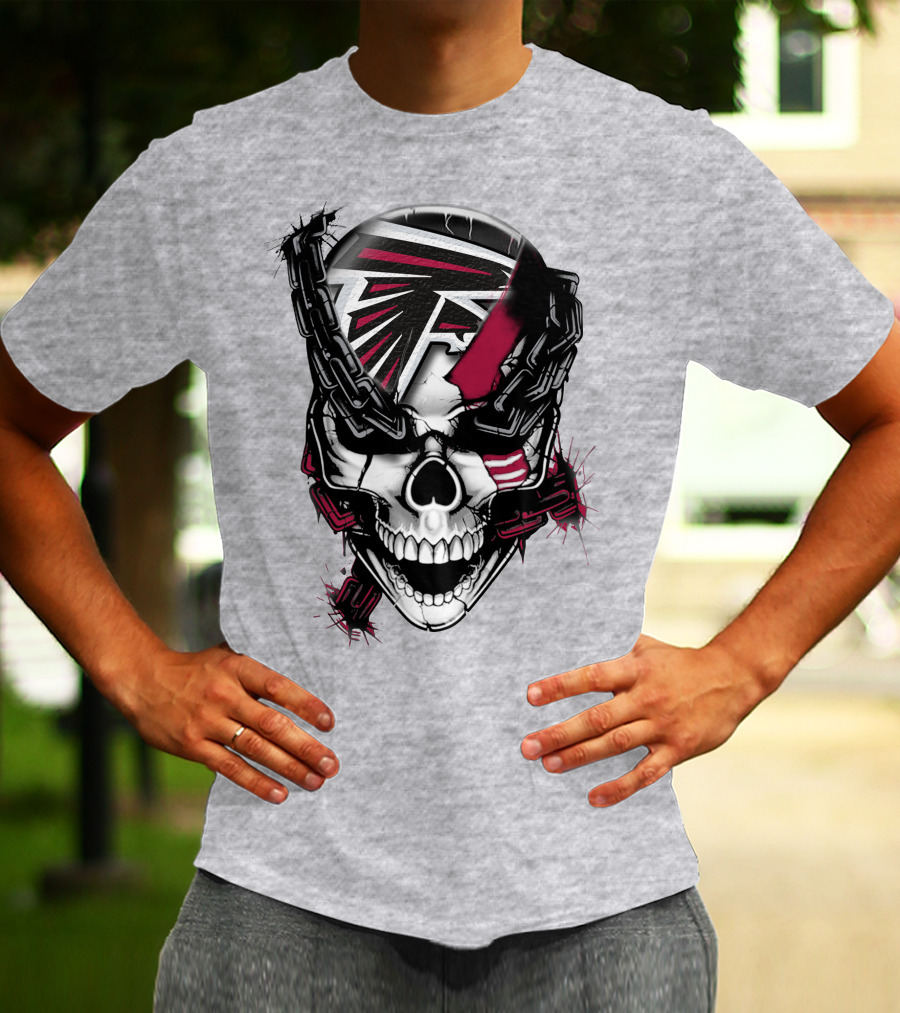 Atlanta Falcons Skull Chain T-Shirt
