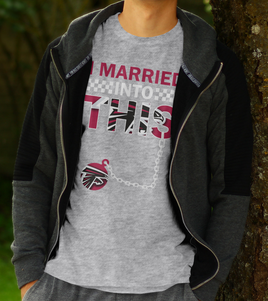 I Married Into This Atlanta Falcons T-Shirt