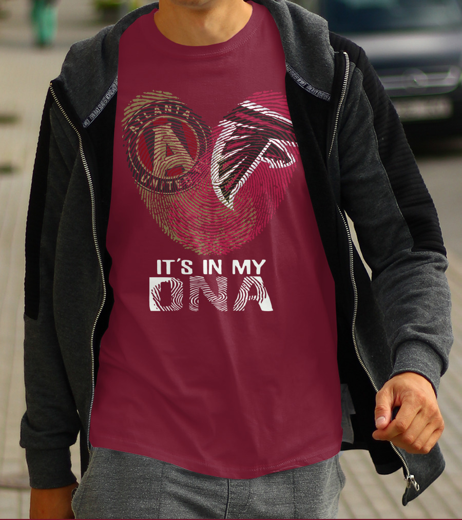 Atlanta Falcons And Atlanta United It’s In My DNA T-Shirt