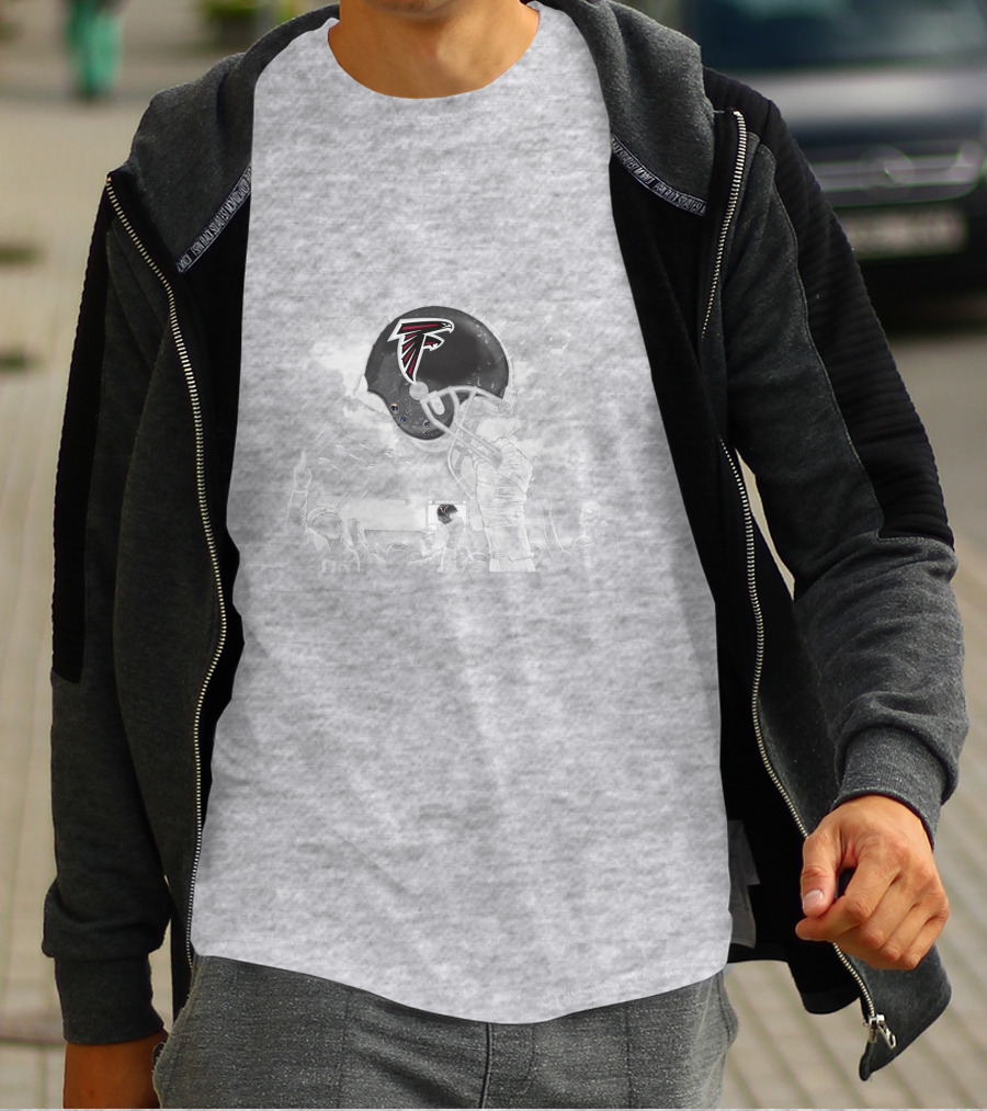 Atlanta Falcons Helmet Football Team T-Shirt
