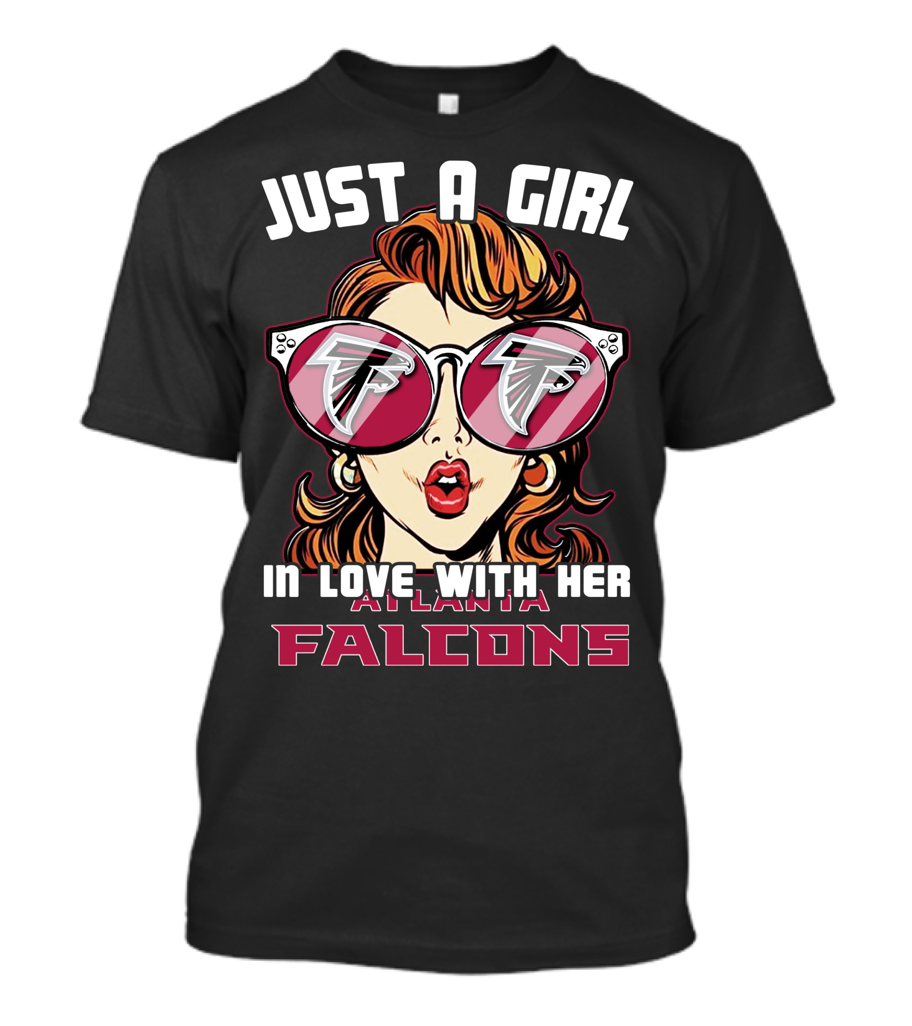 Just A Girl In Love With Her Atlanta Falcons T-Shirt