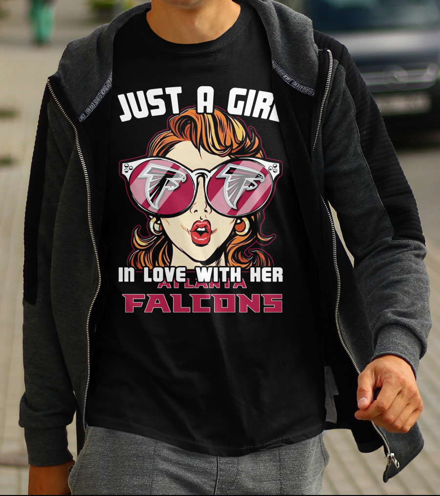Just A Girl In Love With Her Atlanta Falcons T-Shirt