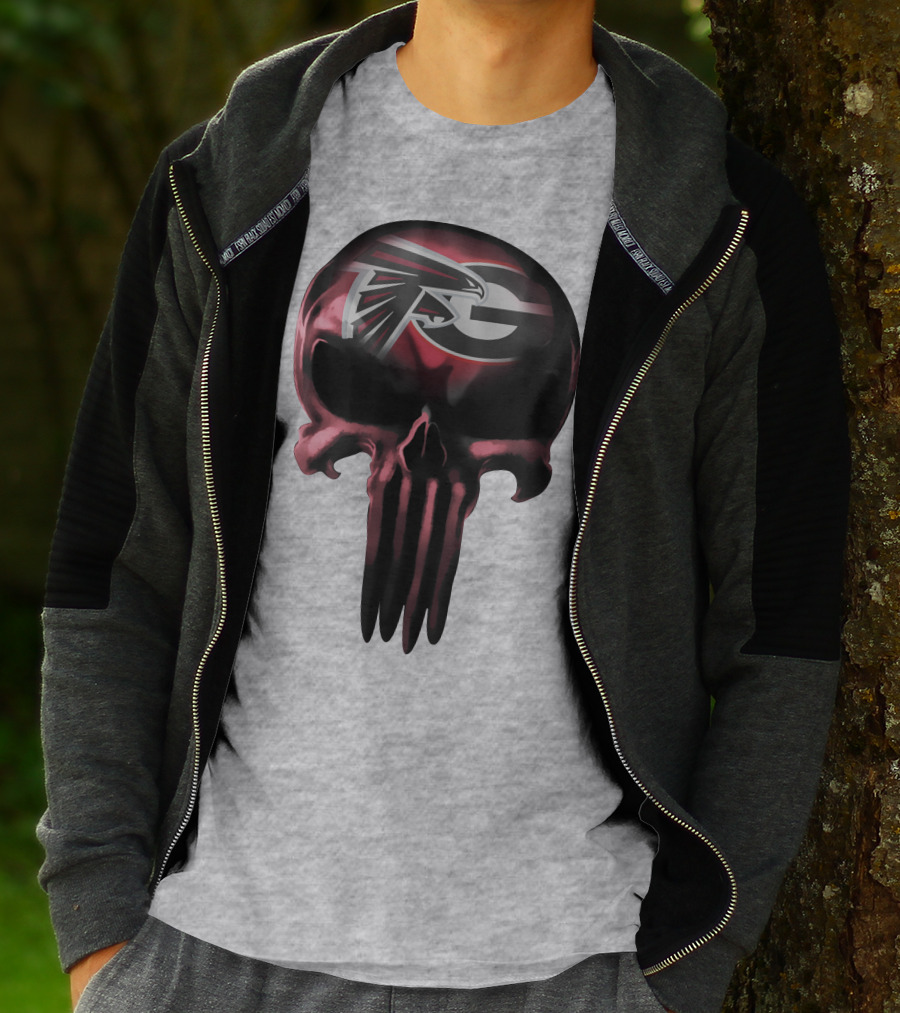 Atlanta Falcons G Logo Skull T-Shirt