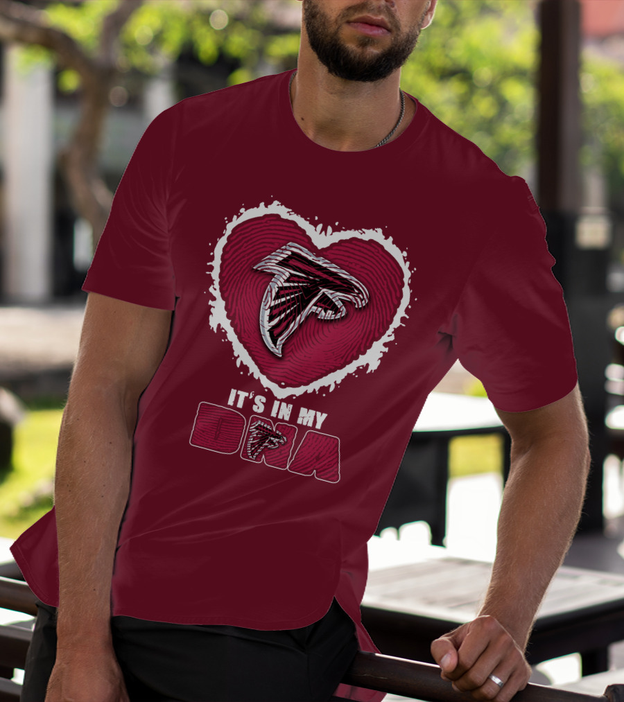 Atlanta Falcons Heart It's In My Dna T-Shirt
